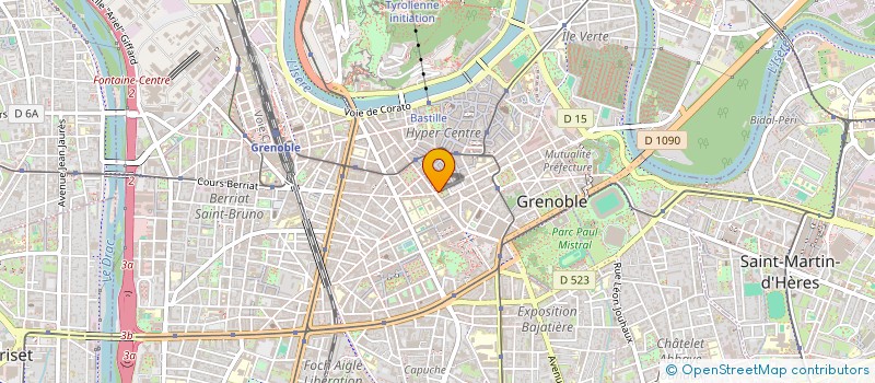 localisation de l'entreprise EURL M.N.M. à GRENOBLE