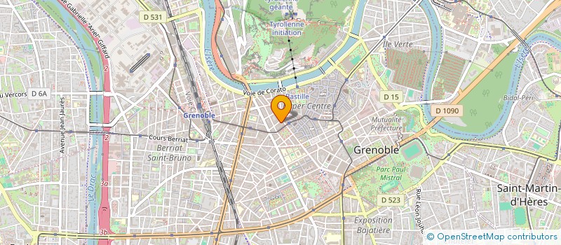 localisation de l'entreprise EURL M.O.H. à GRENOBLE