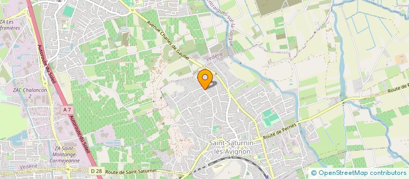 localisation de l'entreprise EURL M T P  SAINT-SATURNIN-LES-AVIGNON