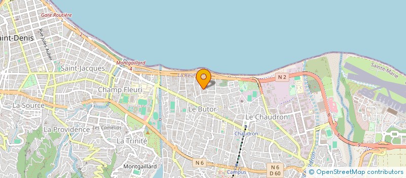 localisation de l'entreprise EURL M5 à SAINT-DENIS
