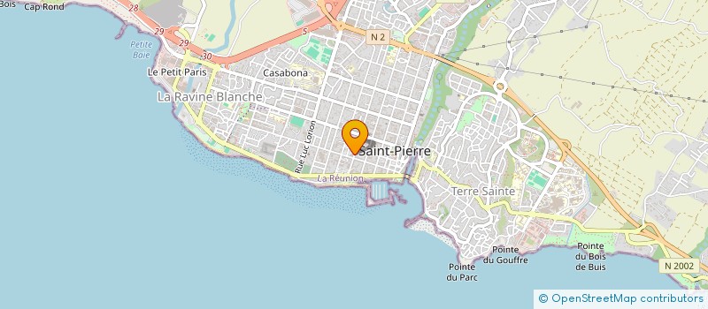 localisation de l'entreprise EURL MA DEMOISELLE à SAINT-PIERRE