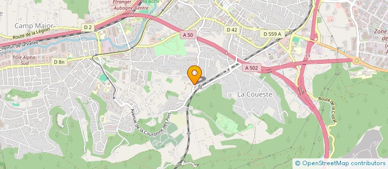 localisation de l'entreprise EURL MABILIO à AUBAGNE