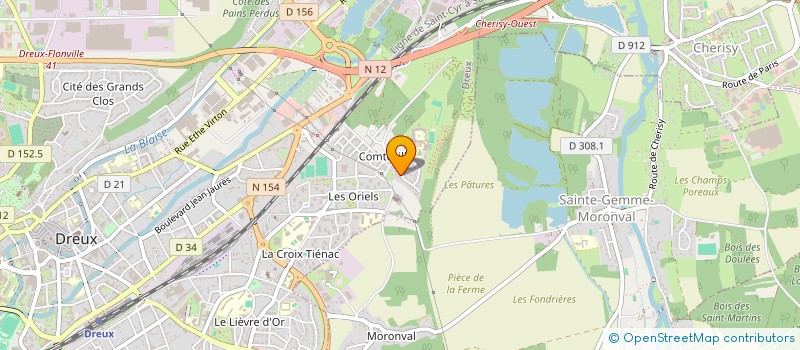 localisation de l'entreprise EURL MABKHOUT à DREUX