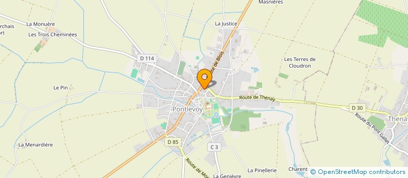 localisation de l'entreprise EURL MACHA  PONTLEVOY