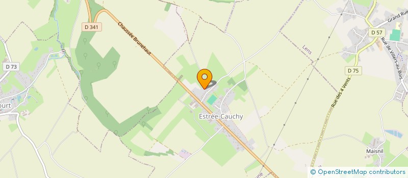 localisation de l'entreprise EURL MACIEJAK OLIVIER  ESTREE-CAUCHY