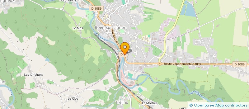 localisation de l'entreprise EURL MACONNERIE BOENNAISE  BOEN-SUR-LIGNON