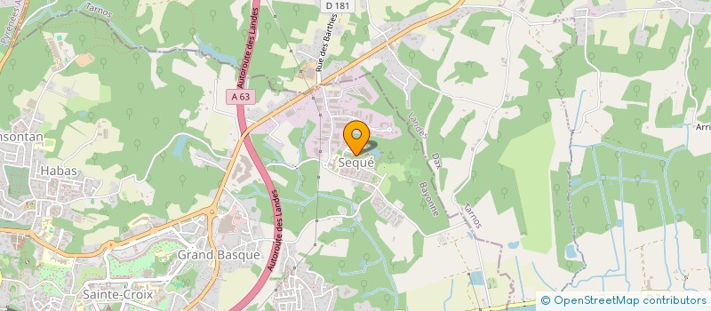 localisation de l'entreprise EURL MACONNERIE DU SUD ADOUR à BAYONNE