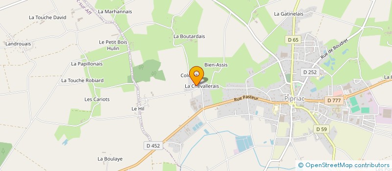 localisation de l'entreprise EURL MACONNERIE LA BELLE PIERRE à PIPRIAC