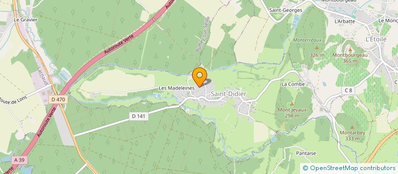 localisation de l'entreprise EURL MAD  SAINT-DIDIER