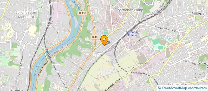 localisation de l'entreprise EURL MADAME CADEAU  FONTAINES-SUR-SAONE