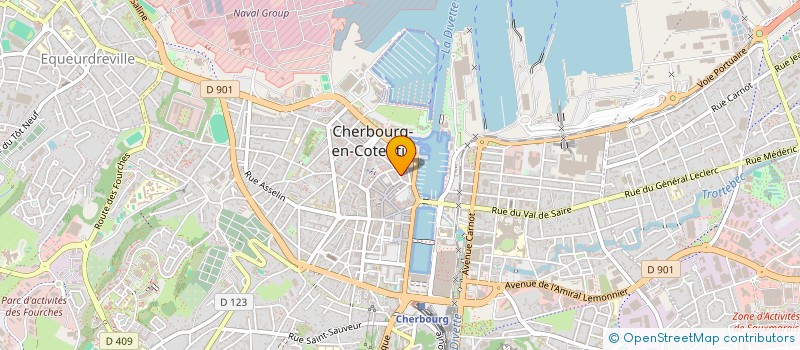 localisation de l'entreprise EURL MADE IN ITALY  CHERBOURG-EN-COTENTIN