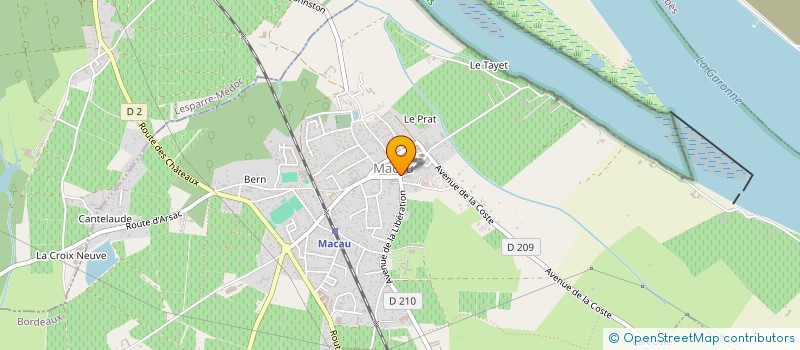 localisation de l'entreprise EURL MADECAU  MACAU