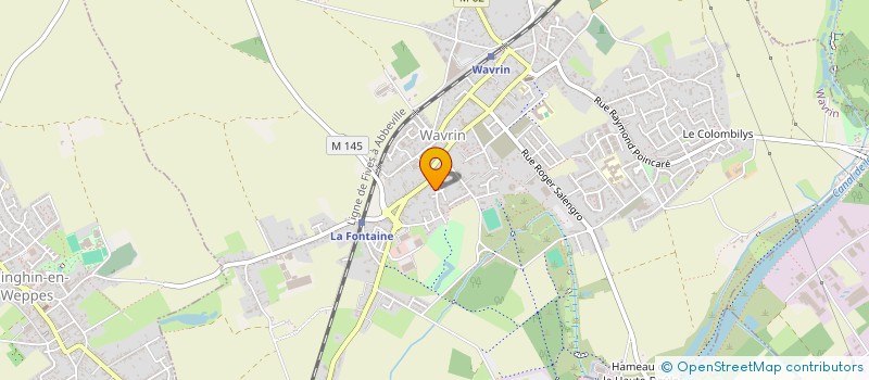 localisation de l'entreprise EURL MAES  WAVRIN