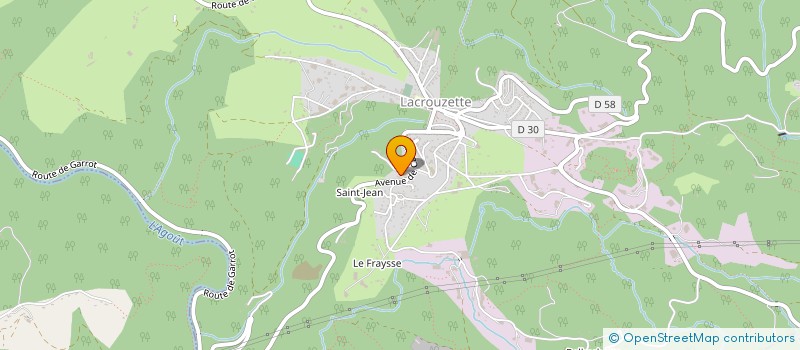 localisation de l'entreprise EURL MAFFRE PATRICK  LACROUZETTE