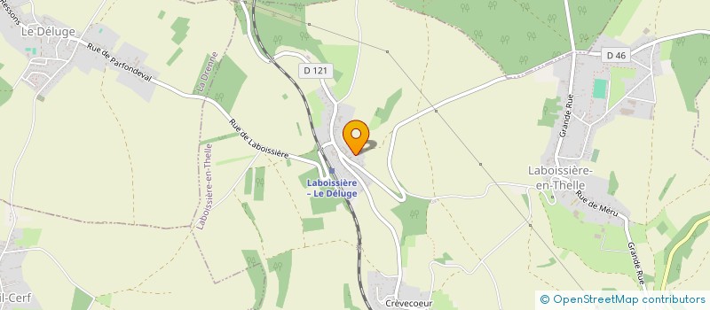 localisation de l'entreprise EURL MAG-BAT  LABOISSIERE EN THELLE