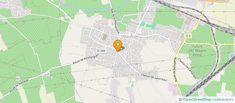 localisation de l'entreprise EURL MAGALI  MANDUEL