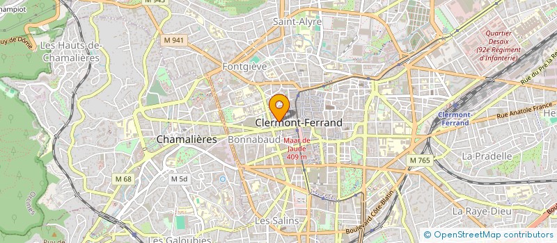 localisation de l'entreprise EURL MAGAUD à CLERMONT-FERRAND