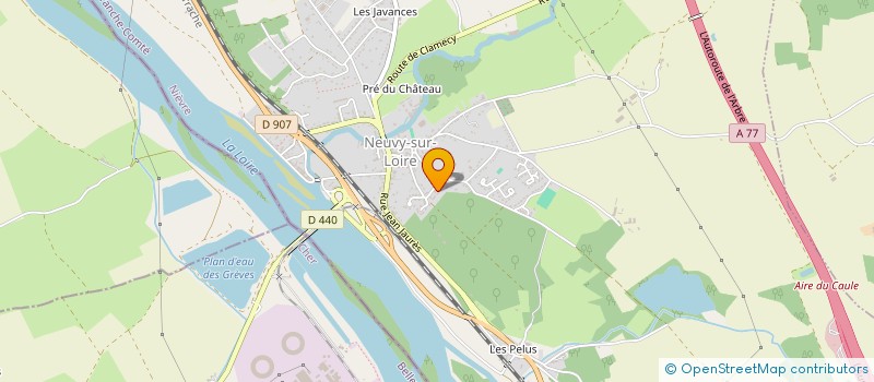 localisation de l'entreprise EURL MAHD AUTO à NEUVY-SUR-LOIRE