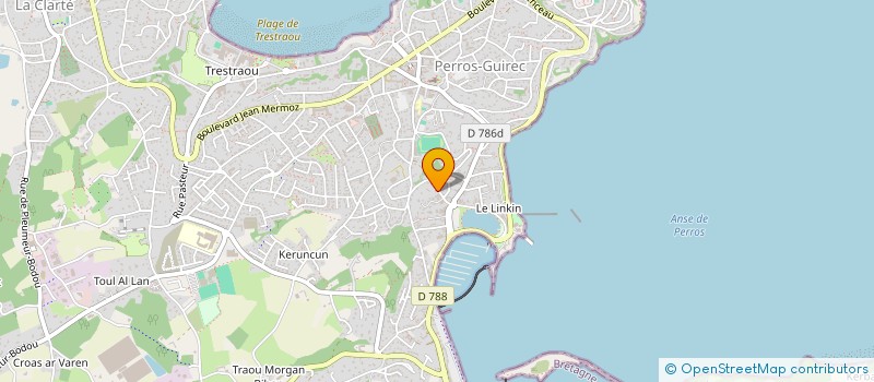 localisation de l'entreprise EURL MAHO  PERROS-GUIREC