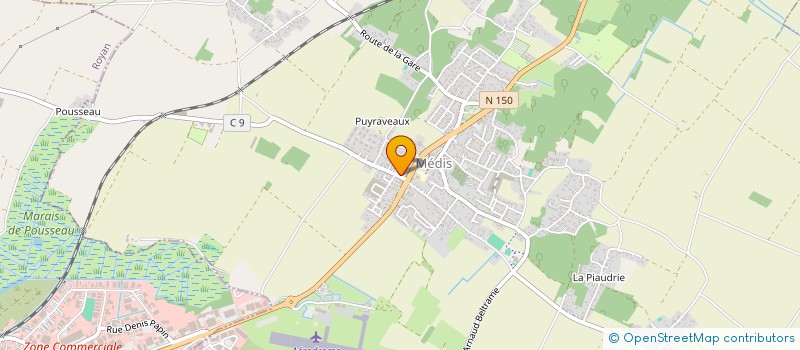 localisation de l'entreprise EURL MAIANO JEROME MACONNERIE  MEDIS