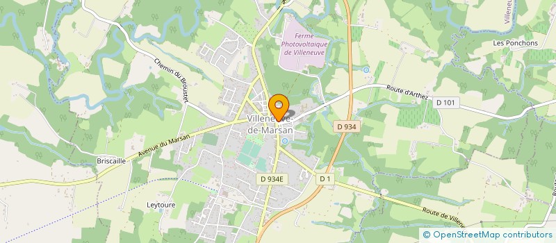 localisation de l'entreprise EURL MAIGNAN  VILLENEUVE-DE-MARSAN