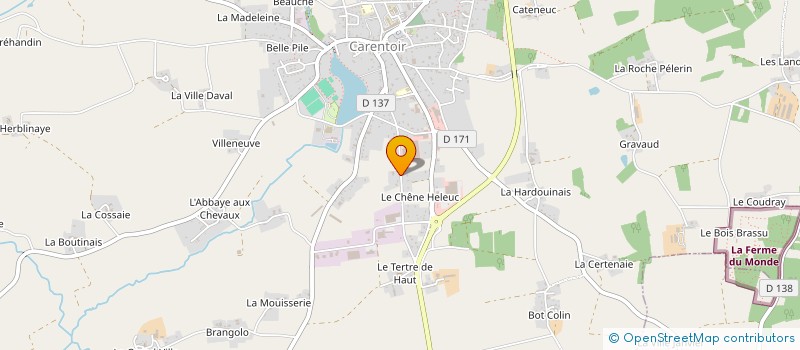localisation de l'entreprise EURL MAILLARD MENUISERIE à CARENTOIR