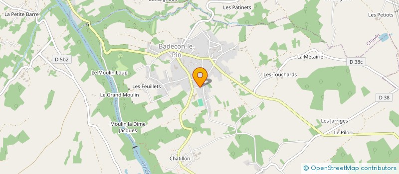 localisation de l'entreprise EURL MAINTENANCE AUTOMATISME INDUSTRIEL 36 à BADECON-LE-PIN