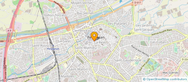 localisation de l'entreprise EURL MAISON GUILHOT  PERPIGNAN