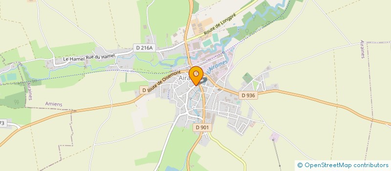 localisation de l'entreprise EURL MAISON PEGARD à AIRAINES