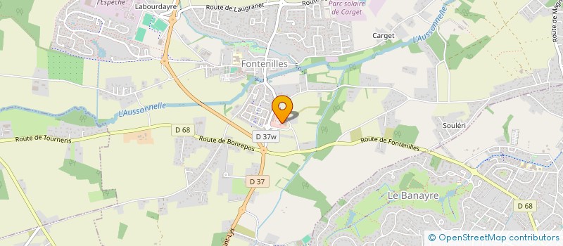 localisation de l'entreprise EURL MAISON VIALADE AU FEMININ  FONTENILLES