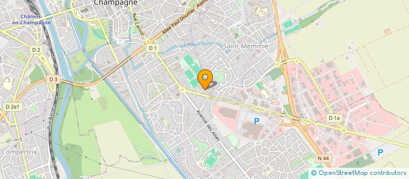 localisation de l'entreprise EURL MAISONS FRANCAISES  CHALONS-EN-CHAMPAGNE