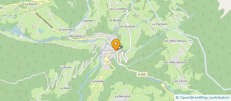 localisation de l'entreprise EURL MAJEANNE  ALBERTVILLE