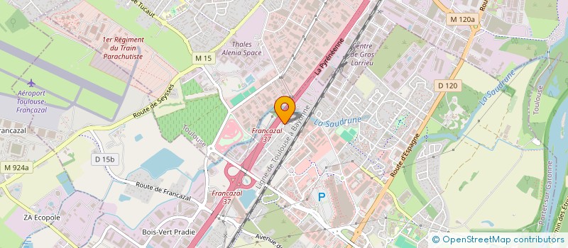 localisation de l'entreprise EURL MALAIN  PORTET-SUR-GARONNE