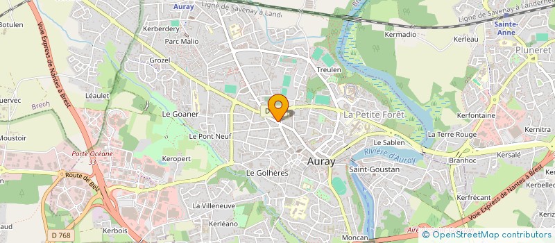 localisation de l'entreprise EURL MALCOSTE à AURAY