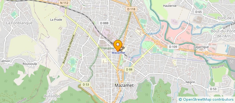 localisation de l'entreprise EURL MALET BAIN - CUISINE  AUSSILLON