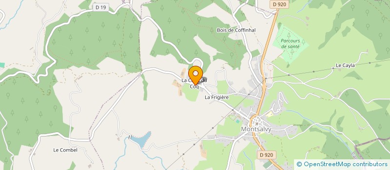 localisation de l'entreprise EURL MALVEZIN à MONTSALVY