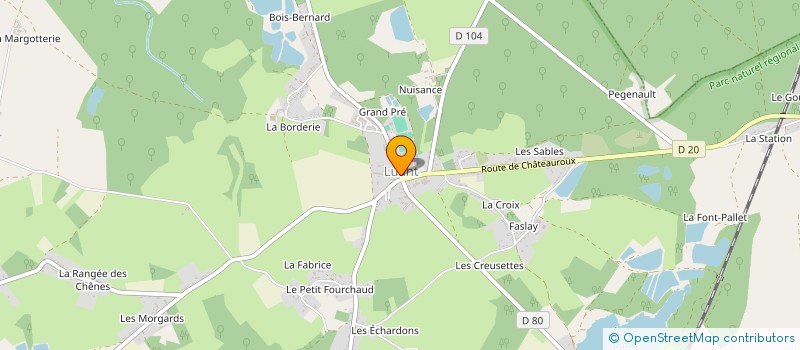 localisation de l'entreprise EURL MANCOIS à LUANT