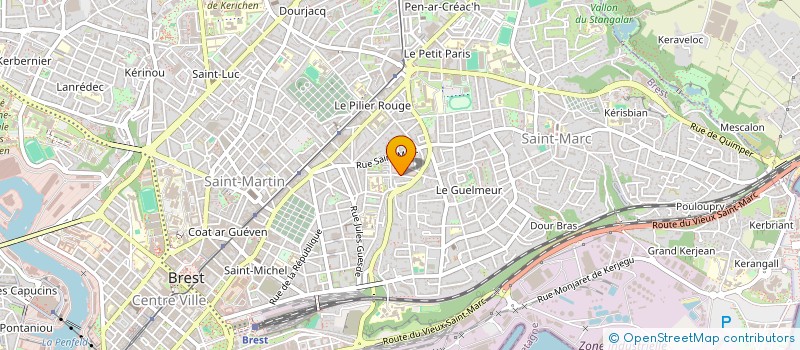 localisation de l'entreprise EURL MANDRILL à BREST