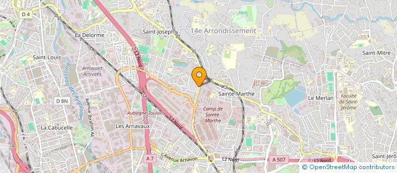 localisation de l'entreprise EURL MANE à MARSEILLE