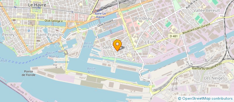 localisation de l'entreprise EURL MANILOU à LE HAVRE