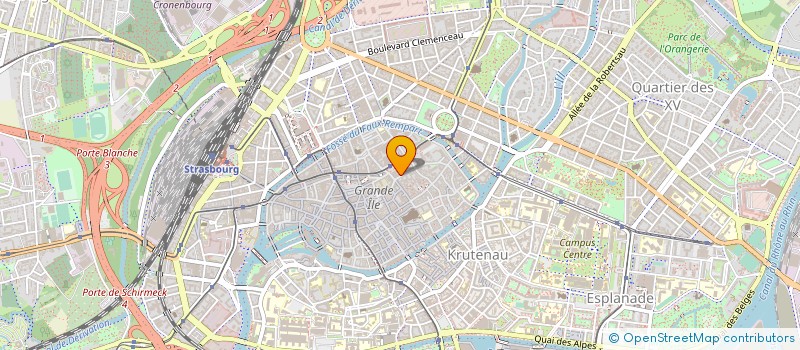localisation de l'entreprise EURL MANOU à STRASBOURG