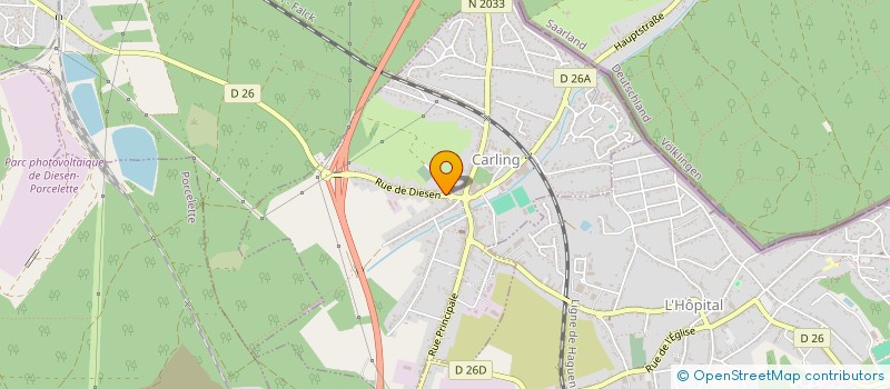 localisation de l'entreprise EURL MANU REALIST'INK  CARLING