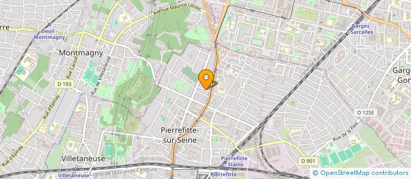 localisation de l'entreprise EURL MANZOOR AUTO à PIERREFITTE-SUR-SEINE