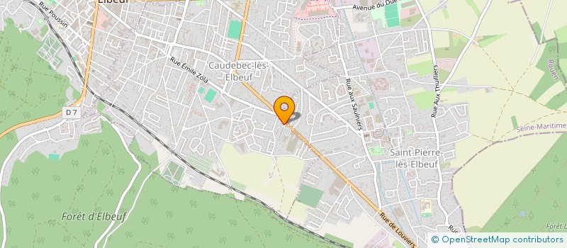 localisation de l'entreprise EURL MAOUCH  CAUDEBEC-LES-ELBEUF
