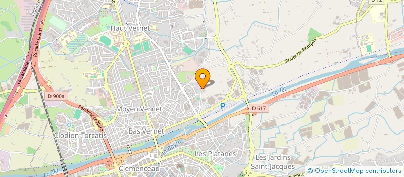 localisation de l'entreprise EURL MARC GIRAUDET NEGOCE à PERPIGNAN