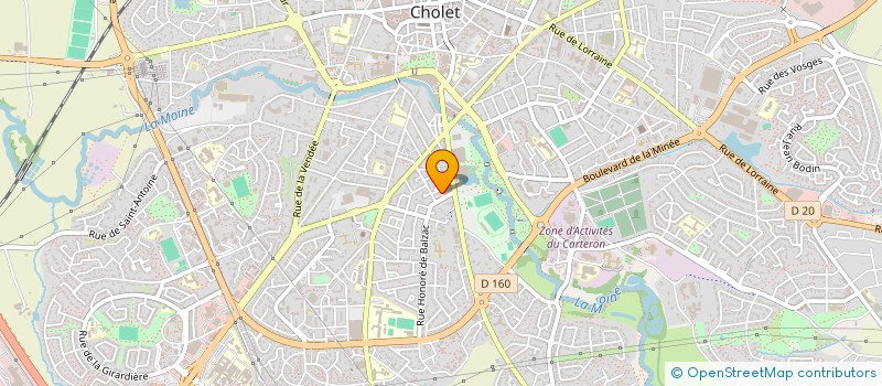 localisation de l'entreprise EURL MARC MENUT à CHOLET