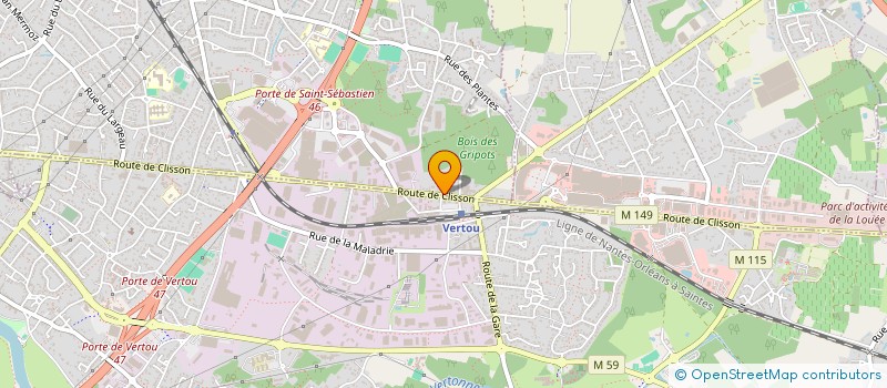 localisation de l'entreprise EURL MARCELLO à SAINT-SEBASTIEN-SUR-LOIRE