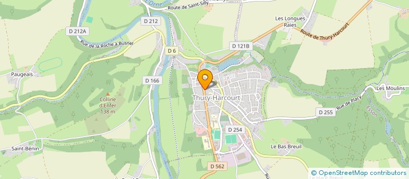 localisation de l'entreprise EURL MARCHAND VINCENT à THURY-HARCOURT-LE-HOM