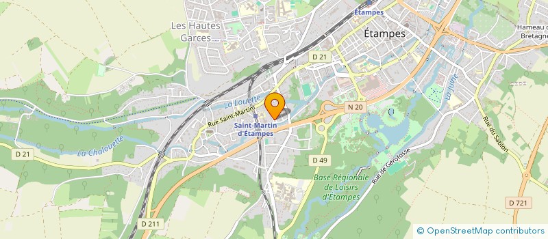 localisation de l'entreprise EURL MARCHAUDON  LA FORET-SAINTE-CROIX