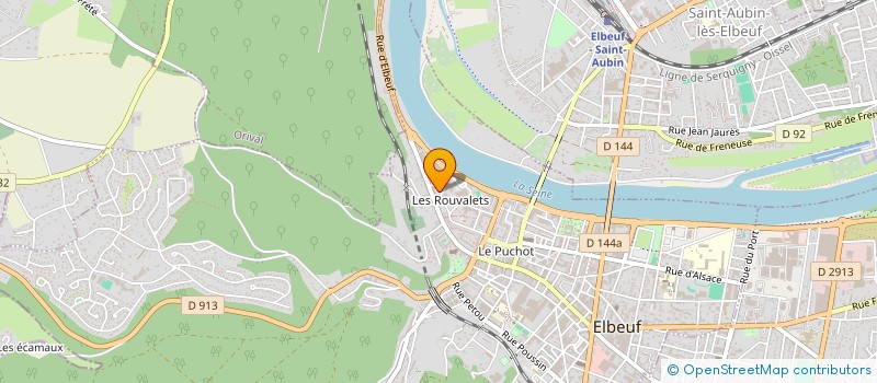 localisation de l'entreprise EURL MARCHE DE FRAICHEUR  ELBEUF